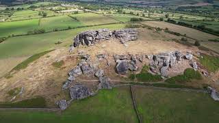 Almscliffe Crag  Famous Landmark in Yorkshire  4K Short Video [upl. by Thilda]