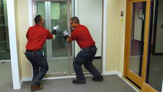 Field Glaze Milgard Vinyl Door and Removing IG unit [upl. by Baxy]