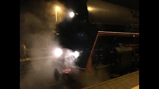 WW2 German Steam Trains at Night Dampfloks  Bahnhof Pasewalk [upl. by Ahcsropal]