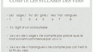 Apprends à compter les syllabes [upl. by Eiramaneet]