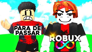 FINGI SER DESUMILDE PARA IRRITAR AS PESSOAS DA FILA NO ROBLOX 👺 Me Denunciaram [upl. by Lysander]