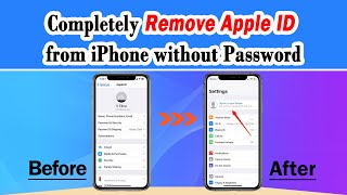 How to Completely Remove Apple ID from iPhone without Password No Jailbreak [upl. by Messing979]