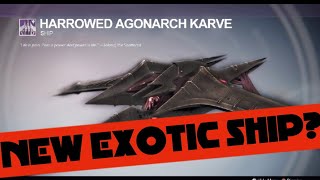 Destiny 2  NEW HARROWED KARVE How to get it [upl. by Weitman372]