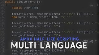 CS16 AMXX Tutorials  How To Add MultiLanguage To Menu Or Hud Like DP GUIDE 🔥 [upl. by Anilahs708]