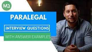 Paralegal Interview Questions with Answer Examples [upl. by Adamo]