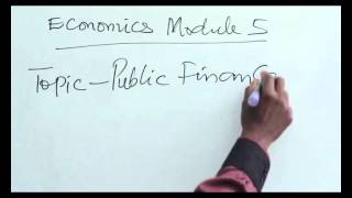 PUBLIC FINANCE PART 1 [upl. by Aiynot]