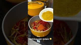 Delicious yam recipe yamrecipe food lunchideas shorts [upl. by Drain]