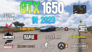 GTX 1650  Test in 14 Games in 2023 ft i3 10100F  GTX 1650 Gaming in 2023 [upl. by Coppock]