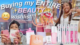 BUYING MY MAKEUP WISHLIST  HAUL🎀✨ online viral  trendy makeup  selfcare shopping ulta [upl. by Lammond]