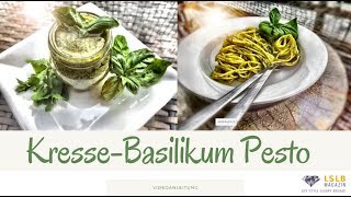 Kresse Basilikum Pesto Rezept [upl. by Connelley]