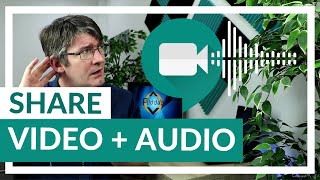 How to Share video WITH Audio in Google Meet [upl. by Tur770]