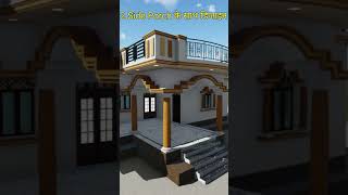 2 Side Porch के साथ डिजाइन House plan idea map porch portico [upl. by Sokin]