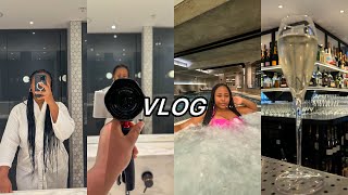 VLOG WEEKEND GETAWAY LUXURIOUS SPA DATEGIRLS NIGHT OUT MEAL PREPPING [upl. by Swagerty]