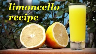 Homemade Vodka Limoncello Recipe  Use your Garden Lemons to Make a Tasty Apéritif  By Love Bites [upl. by Sophey333]