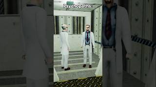 Types of People in the Elevator  HalfLife Normal vs Psychopath [upl. by Ekaj]