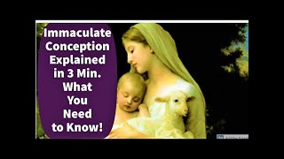 IMMACULATE CONCEPTION Explained 🙏What is the Immaculate Conception Dec8 Solemnity 🙏You Need to Know [upl. by Aksehcnarf]