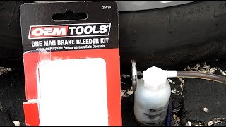 OEMTools One Man Brake Bleeder Kit 25036  BleedOMatic [upl. by Sirdi]