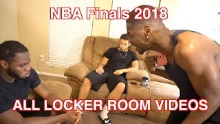 NBA FINALS 2018 ALL LEBRON IN THE LOCKER ROOM VIDEOS FULL VERSION FROM ORIGINAL CREATOR [upl. by Sherris]