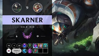 Skarner Mid vs Corki  KR Master Patch 149 [upl. by Clausen]