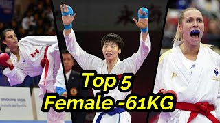 Best 5 Female Ranking 61KG Kumite2020 [upl. by Willow]