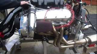 Supercharged Chevy BB ZZ502 Ramjet Engine Run [upl. by Ali]