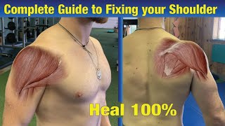 Complete Guide to Shoulder Rehab NO SURGERY NEEDED  Fix Impingement amp Injury Prevention [upl. by Ffoeg]