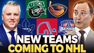 NEW TEAMS Coming To NHL [upl. by Elleval280]