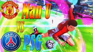 Manchester United vs PSG  Captain Tsubasa Rise Of New Champions [upl. by Letisha845]