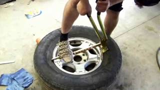 SFR demonstrates the new Raceline Wheels Bead Breaker [upl. by Amesari]