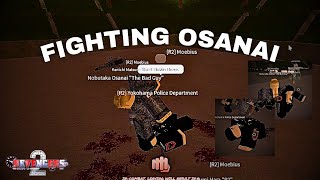 ROBLOX REVENGERS 2 FIGHTING NOBUTAKA OSANAI AND HIS GANG [upl. by Anaitit]