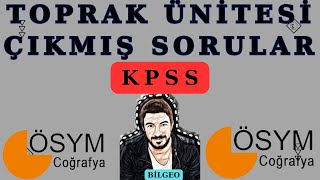 7 KPSS ÇIKMIŞ SORULAR TOPRAK [upl. by Louisette]