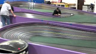 Slot Car racing at Modelville Hobby [upl. by Eanwahs]