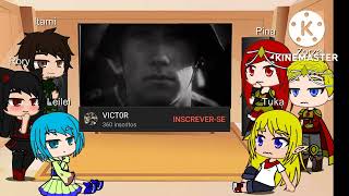 Gate react to ww2 edits  Darkrize Gacha II 🍷 [upl. by Dorcea]