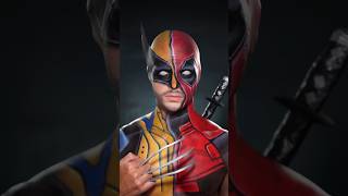 Wolverine x Deadpool split  mashup makeup  SFX Creative makeup [upl. by Orlanta]