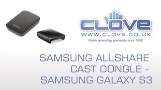 Samsung AllShare Cast Dongle  Samsung Galaxy S3 Unboxing amp Demonstration [upl. by Nwahsud]