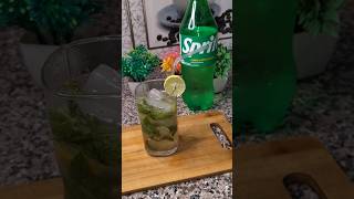 Sprite Virgin Mojito  Day 3 of 7 days Healthy Summer Drink Challenge🍹 SummerDrinks HealthyDrinks [upl. by Einot]