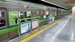 Busan Metro Line 2 at Geumnyeonsan Station [upl. by Damour78]