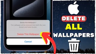 How To Delete All Wallpapers On iPhone [upl. by Astrea]