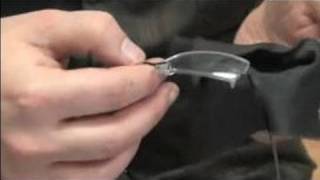 How to Clean and Care for Eyeglasses  Cleaning Rimless Glasses with Microfiber Cloth [upl. by Oek465]