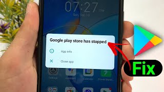 How To Fix Google play store has stopped Problem [upl. by Nywg160]