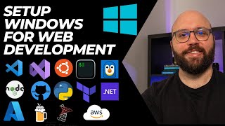 Setting Up a Windows PC For Web Development WSL Git Visual Studio Oh My Zsh etc [upl. by Gyimah]