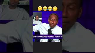 Stephen A Smith SLIP UP about a Diddy Party😳🤦🏾‍♂️😂 stephenasmith pdiddy DiddyParty jail [upl. by Oates434]