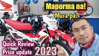 Before you buy Honda XRM 125 DSX  2023 price and Installment update crisridemotovlog [upl. by Yngiram792]