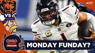 PREGAME Justin Fields looks to halt Chicago Bears NFC North losing streak  CHGO Bears Podcast [upl. by Robyn]