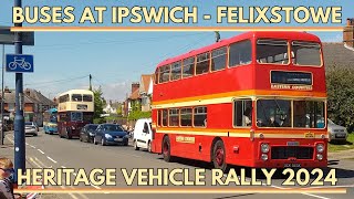 Buses At Ipswich  Felixstowe Heritage Vehicle Rally 2024  5524  buses heritage 2024 bus [upl. by Wylie821]