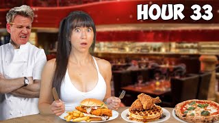 I Ate At Every Celebrity Restaurant For 48 Hours [upl. by Animrac]