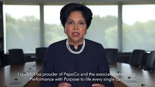 PepsiCo Chairman and CEO Indra Nooyi 2017 Sustainability Progress Subtitled [upl. by Atirma]