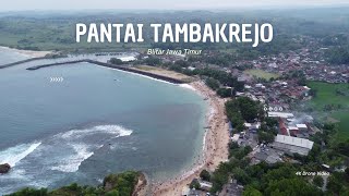 PANTAI TAMBAKREJO Blitar Lebaran 2023 I Drone Video Pantai Tambak Rejo Blitar Jawa Timur I 4K Video [upl. by Aurelea]