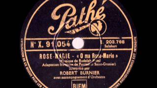 Ô ma RoseMarie  Robert Burnier  1933 [upl. by Anikram]