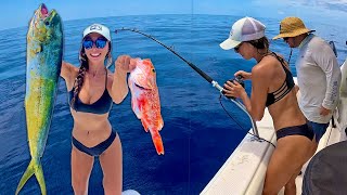 Fishing Offshore in Miami deep drop for the win [upl. by Ayhtin]